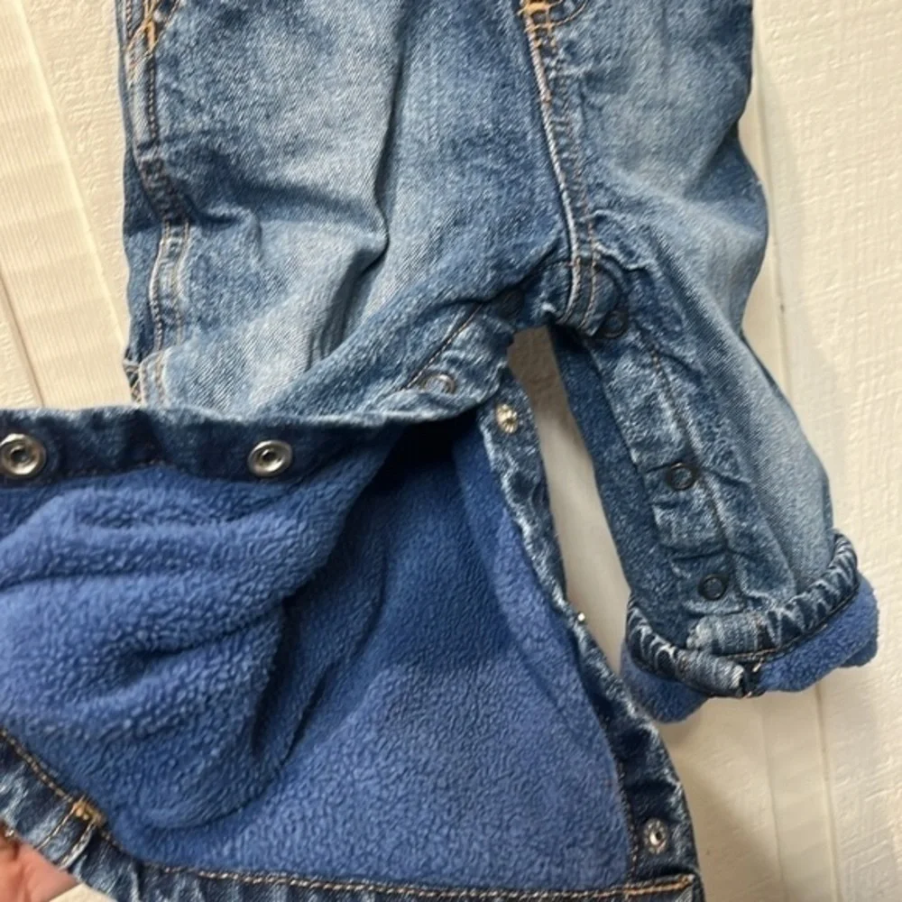 Old Navy fleece lined overalls‎